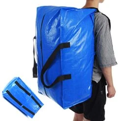 Acnusik 6 Pack Heavy Duty Moving Bags Extra Large Storage Bags, XL Moving Totes Cloth Storage Bags With Zippers Backpack For Clothing Storage, College Moving，Compatible With IKEA Frakta Hand Cart -Songmics Furniture Shop 51X9GCuPOLL