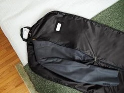 Covermates Keepsakes Deluxe Garment Bag Set - Premium Polyester - Full Length Zipper - ID Window - Carrying Handles - Stowaway Pouch - Closet Storage-Black -Songmics Furniture Shop 51XArqIOISL