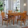 East West Furniture PSAV5-SBR-LC Dining Set, 5-Piece