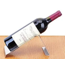 CdyBox Stainless Steel Wine Rack Single Wine Bottle Holder Rack Display (Silver) -Songmics Furniture Shop 51XPobv5F3L
