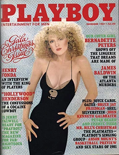 PLAYBOY -DECEMBER 1981 ISSUE (BERNADETTE PETERS COVER) Single Issue Magazine – 1981 1 PLAYBOY -DECEMBER 1981 ISSUE (BERNADETTE PETERS COVER) Single Issue Magazine – 1981