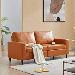 Harper & Bright Designs 2-Piece PU Leather Living Room Sofa Set, Modern Style Upholstered Sofa And Loveseat Sets With 3 Seat Sofa Couch And Loveseat Sofa For Home Or Office (2+3 Seat, Brown) 26 Harper & Bright Designs 2-Piece PU Leather Living Room Sofa Set, Modern Style Upholstered Sofa And Loveseat Sets With 3 Seat Sofa Couch And Loveseat Sofa For Home Or Office (2+3 Seat, Brown) -Songmics Furniture Shop 51YfqztGyNL. AC