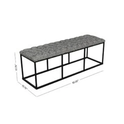 HomePop Decorative Bench, Global Print -Songmics Furniture Shop 51Ypk0LVfqL