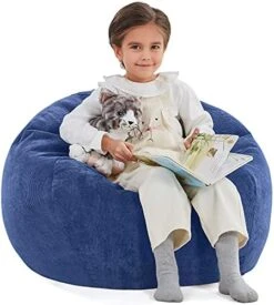Nobildonna Bean Bag Chair Cover (No Filler) For Kids And Adults. Extra Large 300L Beanbag Stuffed Animal Storage Soft Premium Corduroy -Songmics Furniture Shop 51YqUhmwKiS. AC
