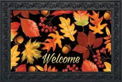 Briarwood Lane Fall Leaves Welcome Doormat Autumn Indoor/Outdoor 30" X 18"