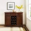 Crosley Furniture Alexandria Wine Buffet/Sideboard - Vintage Mahogany