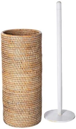 KOUBOO 1030058 La Jolla Hand Woven Rattan Toilet Roll Stand Pendant Lamp, White Wash 7 KOUBOO 1030058 La Jolla Hand Woven Rattan Toilet Roll Stand Pendant Lamp, White Wash -Songmics Furniture Shop 51Z9OKUNK1L