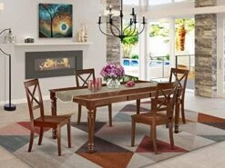 East West Furniture DOBO7-LWH-W, 7 Pieces 19 East West Furniture DOBO7-LWH-W, 7 Pieces -Songmics Furniture Shop 51ZILPDrXQL. AC