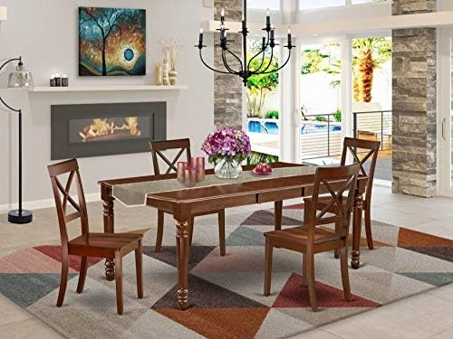 East West Furniture DOBO7-LWH-W, 7 Pieces 7 East West Furniture DOBO7-LWH-W, 7 Pieces - Image 7