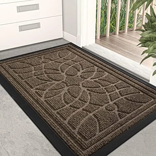 DEXI Front Door Mat, Welcome Mat Heavy Duty Durable Low Profile Outside Doormat For Entryway, Patio, Garage, High Traffic Areas, 17"X29", Grey 13 DEXI Front Door Mat, Welcome Mat Heavy Duty Durable Low Profile Outside Doormat For Entryway, Patio, Garage, High Traffic Areas, 17"X29", Grey - Image 13