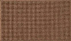 Bungalow Flooring Waterhog Door Mat, 2' X 3' Made In USA, Durable And Decorative Floor Covering, Skid Resistant, Indoor/Outdoor, Water-Trapping, Squares Collection, Bluestone -Songmics Furniture Shop 51ZowTAY6EL. AC