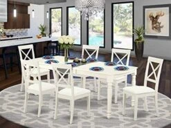 East West Furniture DOBO7-LWH-W, 7 Pieces 20 East West Furniture DOBO7-LWH-W, 7 Pieces -Songmics Furniture Shop 51aKFCexgL. AC