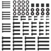 Universal TV Mounting Hardware Kit Fits Most TVs Up To 80 Inches, VESA Wall Mount M4, M5, M6, M8 Screws, Spacers And Washers, Works With Most TV/Monitor Mounts, PGUHP2, Black