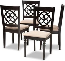 Baxton Studio Renaud Dining Set And Dining Set Grey Fabric Upholstered And Walnut Brown Finished Wood 7-Piece Dining Set 22 Baxton Studio Renaud Dining Set And Dining Set Grey Fabric Upholstered And Walnut Brown Finished Wood 7-Piece Dining Set -Songmics Furniture Shop 51abGnwAURL. AC