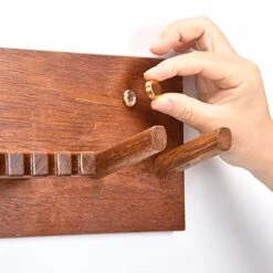 TOXINYUAN Wooden Belt Organizer For Closet, 2-in-1 Belt Hanger And Coat Hooks Organizer Wall Mount, Belt Rack For Men Or Women, Belt Storage, Belt Holder, Closet Belt Display Racks 9 TOXINYUAN Wooden Belt Organizer For Closet, 2-in-1 Belt Hanger And Coat Hooks Organizer Wall Mount, Belt Rack For Men Or Women, Belt Storage, Belt Holder, Closet Belt Display Racks -Songmics Furniture Shop 51aoimpXOLL