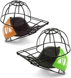BallcapBuddy - Original And Patented Hat Cleaner, Hat Washer For Baseball Caps Safe In Washing Machine Or Dishwasher, Cap Washer Frame For Flat & Curved Hats, 2 Pack, Black Made In USA -Songmics Furniture Shop 51avIK7WRL. AC