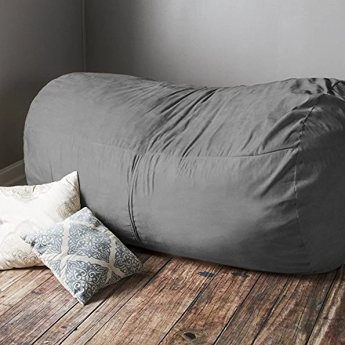 Jaxx 7 Foot Bean Bag Sofa, Charcoal 5 Jaxx 7 Foot Bean Bag Sofa, Charcoal - Image 5