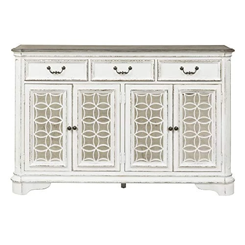 Liberty Furniture INDUSTRIES Magnolia Manor Hall Buffet, Antique White 4 Liberty Furniture INDUSTRIES Magnolia Manor Hall Buffet, Antique White - Image 4