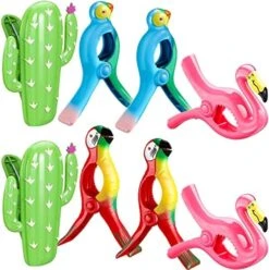 8 Pieces Beach Towel Clips Beach Chair Clips Towels Portable Parrot Flamingo Cactus Swallow Beach Towel Holder For Towels Cruise Pool Holiday Outdoor Clothes Pins (Multicolor,Multi Style) 18 8 Pieces Beach Towel Clips Beach Chair Clips Towels Portable Parrot Flamingo Cactus Swallow Beach Towel Holder For Towels Cruise Pool Holiday Outdoor Clothes Pins (Multicolor,Multi Style) -Songmics Furniture Shop 51bEuR5hFGL. AC