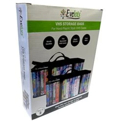 Evelots 4 Pack VHS Storage Bag-Movie Organizer-Video Tape-Handles-Hold 60-No Dust 13 Evelots 4 Pack VHS Storage Bag-Movie Organizer-Video Tape-Handles-Hold 60-No Dust -Songmics Furniture Shop 51bLTMV6yxL
