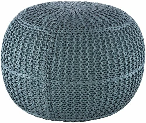 Kaumakani Natural Wicker Jute Round Pouf - Ottoman Style Braided Woven Foot Stool - Natural Fiber Round Cylinder Ottoman - 100% Polybead Fill - Beige, Brown- 19.75" X 16 9 Kaumakani Natural Wicker Jute Round Pouf - Ottoman Style Braided Woven Foot Stool - Natural Fiber Round Cylinder Ottoman - 100% Polybead Fill - Beige, Brown- 19.75" X 16 - Image 9
