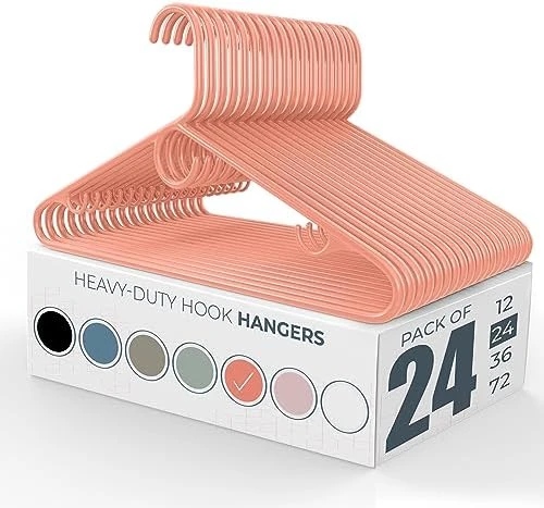 Neaties Heavy Duty Plastic Hangers Bulk Strap Hooks (12 To 72 Pack Available Or Hangers 36 Pack) Strong Clothes Hangers Bulk | Coat Hangers Plastic, Hangers Heavy Duty, Plastic Hanger (White 36 Pack) 5 Neaties Heavy Duty Plastic Hangers Bulk Strap Hooks (12 To 72 Pack Available Or Hangers 36 Pack) Strong Clothes Hangers Bulk | Coat Hangers Plastic, Hangers Heavy Duty, Plastic Hanger (White 36 Pack) - Image 5