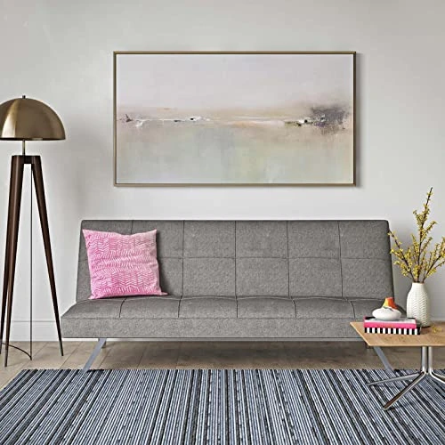 Convertible Folding Sofa Bed, Modern Futon Upholstered Couch Backrest, 3 Angles Adjustable Back For Compact Living Spaces,Apartments Office Dorms 1 Convertible Folding Sofa Bed, Modern Futon Upholstered Couch Backrest, 3 Angles Adjustable Back For Compact Living Spaces,Apartments Office Dorms