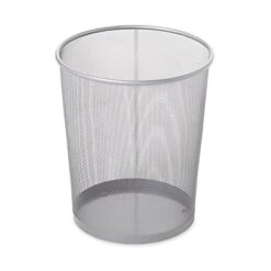 Rubbermaid Commercial Products Concept Collection Mesh Metal Trash Can, 5-Gallon, Fits Under Desk, Silver, Wastebasket For School/Office/Home/Bathroom 8 Rubbermaid Commercial Products Concept Collection Mesh Metal Trash Can, 5-Gallon, Fits Under Desk, Silver, Wastebasket For School/Office/Home/Bathroom -Songmics Furniture Shop 51bjE2zgiHL 1