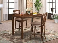 East West Furniture YACH5-BLK-LC Dining Table Set, 5-Piece -Songmics Furniture Shop 51bk PUA4L. AC