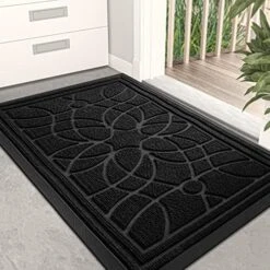 DEXI Front Door Mat, Welcome Mat Heavy Duty Durable Low Profile Outside Doormat For Entryway, Patio, Garage, High Traffic Areas, 17"X29", Grey 22 DEXI Front Door Mat, Welcome Mat Heavy Duty Durable Low Profile Outside Doormat For Entryway, Patio, Garage, High Traffic Areas, 17"X29", Grey -Songmics Furniture Shop 51bsuwp0GOL. AC 1
