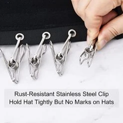 LEKUSHA Cap Organizer Hanger, 10 Baseball Cap Holder, Hat Organizer For Closet - Change Your Cloth Hanger To Cap Organizer Hanger - Keep Your Hats Cleaner Than A Hat Rack, Pack Of 4 Black 12 LEKUSHA Cap Organizer Hanger, 10 Baseball Cap Holder, Hat Organizer For Closet - Change Your Cloth Hanger To Cap Organizer Hanger - Keep Your Hats Cleaner Than A Hat Rack, Pack Of 4 Black -Songmics Furniture Shop 51cTHXwWVxL