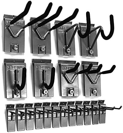 Proslat 11004 1/8-Inch Backplates Steel Hook Kit Designed For Proslat PVC Slatwall, 20-Piece, Silver 3 Proslat 11004 1/8-Inch Backplates Steel Hook Kit Designed For Proslat PVC Slatwall, 20-Piece, Silver - Image 3