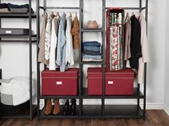 Covermates Keepsakes Hanging Gift Wrap Storage Bag – Holds Up To 20 Rolls - Interior Pockets For Accessories - Holiday Storage-Red -Songmics Furniture Shop 51czdJ0EPcS