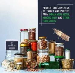 Catcher Labs Pantry & Clothing Moth Traps | Moth Traps With Pheromones | Non-Toxic Moth Catcher | Moth Traps For Home (20-Pack) -Songmics Furniture Shop 51d03K5X6VL