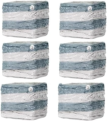 TAILINK 6 Pack Vacuum Storage Bags Space Saver Cube Vacuum Sealer Bags Large (3 Medium, 3 Large) Save 80% Space Vacuum Bags For Comforters Blanket Clothes Bedding Space Bags Vacuum Storage Bags 6 TAILINK 6 Pack Vacuum Storage Bags Space Saver Cube Vacuum Sealer Bags Large (3 Medium, 3 Large) Save 80% Space Vacuum Bags For Comforters Blanket Clothes Bedding Space Bags Vacuum Storage Bags - Image 6