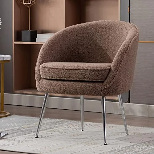 GNIXUU Dinner Chairs Set Of 2, Mid-Century Modern Velvet Upholstered Dining Chair With Metal Legs For Kitchen, Dining, Living, Guest, Bed Room Side Chair(Gray) 5 GNIXUU Dinner Chairs Set Of 2, Mid-Century Modern Velvet Upholstered Dining Chair With Metal Legs For Kitchen, Dining, Living, Guest, Bed Room Side Chair(Gray) - Image 5