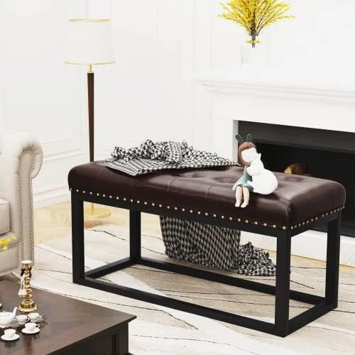 AWQM Tufted Storage Ottoman Bench,Velvet Upholstered Storage Bench With Button,Flip Top,Perfect For Living Room,Entryway,Bedroom,47.24", Light Pink 10 AWQM Tufted Storage Ottoman Bench,Velvet Upholstered Storage Bench With Button,Flip Top,Perfect For Living Room,Entryway,Bedroom,47.24", Light Pink - Image 10