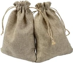 Egurs Burlap Bags With Drawstring 10 Pcs 9.8” X 13.8”/25x35cm Large Jute Gift Bags Linen Bag For Wedding Favors Party DIY Craft -Songmics Furniture Shop 51dhc9YHtfL. AC 1
