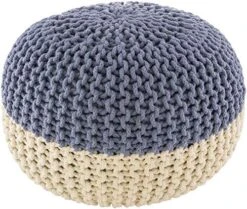 Artistic Weavers McIntosh Cotton Knitted Round Pouf 14"H X 20"W X 20"D,Saffron -Songmics Furniture Shop 51dhorJF8aL. AC