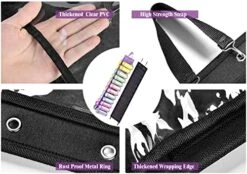 AARAINBOW 2 Packs Yoga Legging Storage Organizer, Hanging Closet Organizer With 24 Roll Compartments Hanging Clothes Storage Bag For Pants, Tank Top, Towel, T-Shirt (24 Pockets, Black Purple) 17 AARAINBOW 2 Packs Yoga Legging Storage Organizer, Hanging Closet Organizer With 24 Roll Compartments Hanging Clothes Storage Bag For Pants, Tank Top, Towel, T-Shirt (24 Pockets, Black Purple) -Songmics Furniture Shop 51dslMv0smL