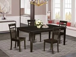 East West Furniture HECA7-CAP-LC Dining Room Set, 7-piece 19 East West Furniture HECA7-CAP-LC Dining Room Set, 7-piece -Songmics Furniture Shop 51e khF6pL. AC