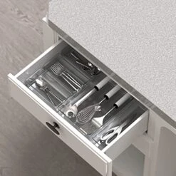 Simple Houseware 20-Pack Clear Plastic Drawer Organizers (6S, 7M, 5L, 1 XL, 1XXL) -Songmics Furniture Shop 51eCr6bt1fL