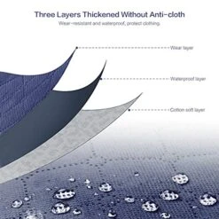 YouJiaBest Large Foldable Storage Bags, Set Of 3 Foldable Clothes Organizer With Clear Window & Carry Handles, Great For Clothes, Blankets, Bedding, Bedrooms, Tidy Up Your Closets（Blue） -Songmics Furniture Shop 51eUs7bz8NL