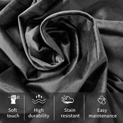 [Removable Cover] Giant 4ft Bean Bag Chairs For Adult, Memory Foam Bean Bag For Teens, Adults, Big Sofa Bean Bag Chairs, Giant Bean Bag Soft Fluffy Fur Bean Bag Chairs For Adults, Furnitures, Black -Songmics Furniture Shop 51edr9iBvQS