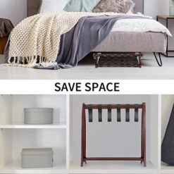 SYBELIJAH Luggage Rack, Folding Luggage Rack For Guest Room, Bedroom Hotel 7 SYBELIJAH Luggage Rack, Folding Luggage Rack For Guest Room, Bedroom Hotel -Songmics Furniture Shop 51ek5Gf0kEL