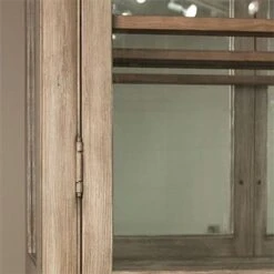 BOWERY HILL Contemporary 5 Shelf Curio Cabinet In Natural 10 BOWERY HILL Contemporary 5 Shelf Curio Cabinet In Natural -Songmics Furniture Shop 51empzbkM3L