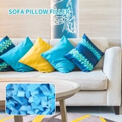 Anuwaa 5 Pounds Bean Bag Filler, Shredded Memory Foam Filling, Premium Soft Bean Bag Filling, 100% Real Memory Foam For Dog Bed, Couch Cushion, And Pillow For Arts And Crafts, Blue 11 Anuwaa 5 Pounds Bean Bag Filler, Shredded Memory Foam Filling, Premium Soft Bean Bag Filling, 100% Real Memory Foam For Dog Bed, Couch Cushion, And Pillow For Arts And Crafts, Blue -Songmics Furniture Shop 51fRzDZ4GBL