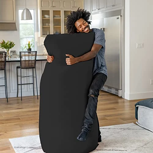 Yogibo Max 6-Foot Beanbag Chair, Bean Bag Couch With A Washable Outer Cover, Customer Favorite Cozy Sofa For Gaming, Reading, And Relaxing, Filled With Soft Micro-Beads, Dark Gray 2 Yogibo Max 6-Foot Beanbag Chair, Bean Bag Couch With A Washable Outer Cover, Customer Favorite Cozy Sofa For Gaming, Reading, And Relaxing, Filled With Soft Micro-Beads, Dark Gray - Image 2