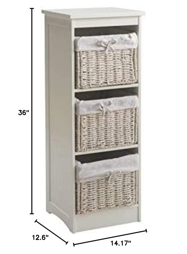 2L Lifestyle Holbrook-Towel-Cabinet, Yellow 2 2L Lifestyle Holbrook-Towel-Cabinet, Yellow - Image 2