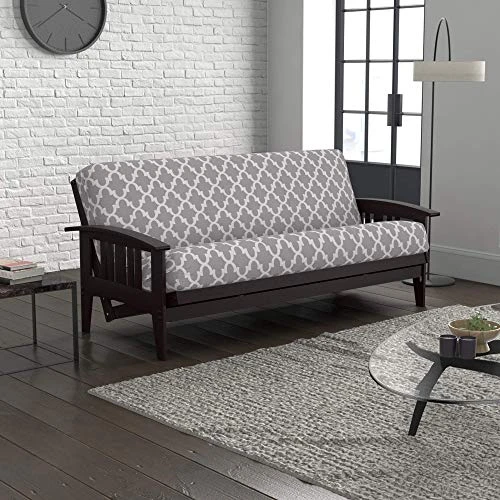 Nirvana Futons Luxor Urban Loft Sleeper Collection Full Size Dark Espresso Westfield Futon Frame, Mattress And Fynn Futon Cover Set 2 Nirvana Futons Luxor Urban Loft Sleeper Collection Full Size Dark Espresso Westfield Futon Frame, Mattress And Fynn Futon Cover Set - Image 2